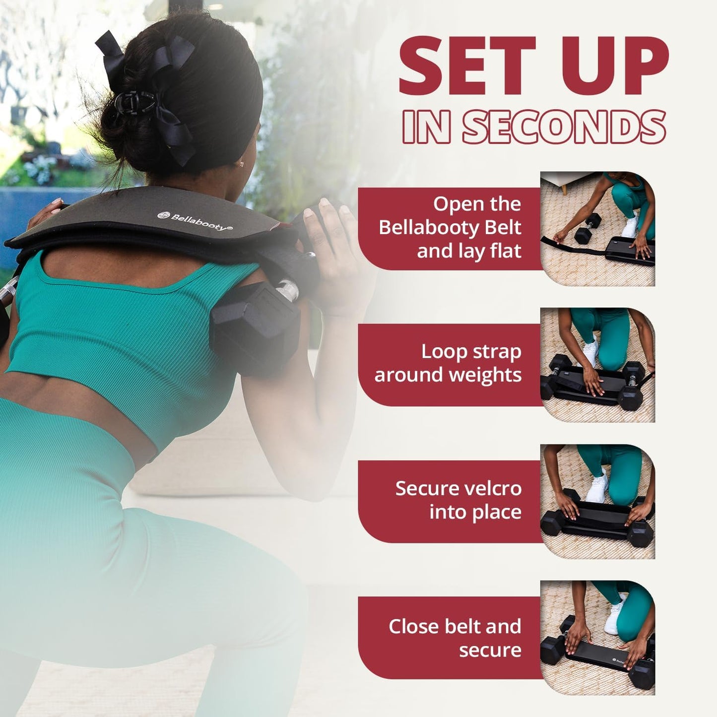 OG Belt - Exercise Hip Thrust Belt β for Dumbbells, Kettlebells, and Plates β Slip-Resistant Padding for Hip Protection β Perfect for Gym, Home, and On-The-Go Workouts