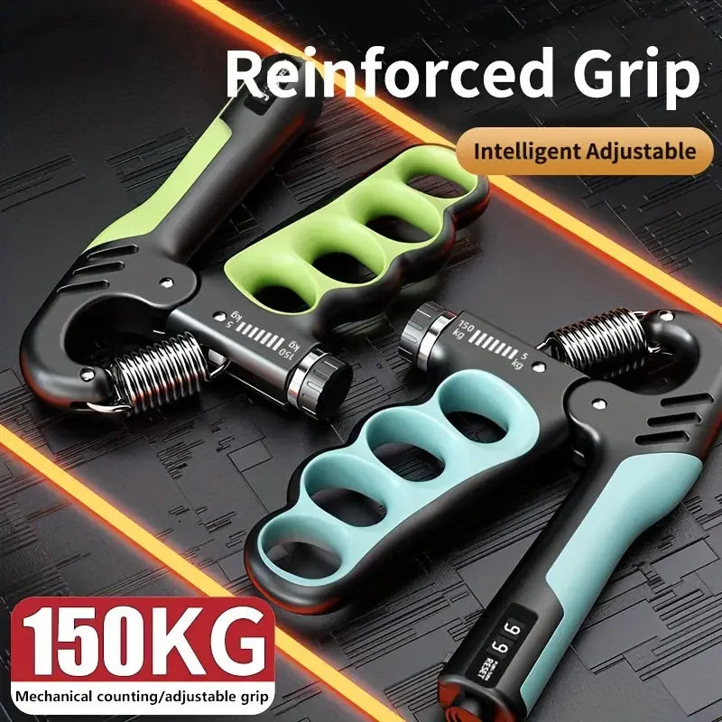 11-330 Lbs Hand Grip Strength Booster Resistance Finger Enhancer Trainer Adjustable Exercise Strengthening Finger Pinch Expander