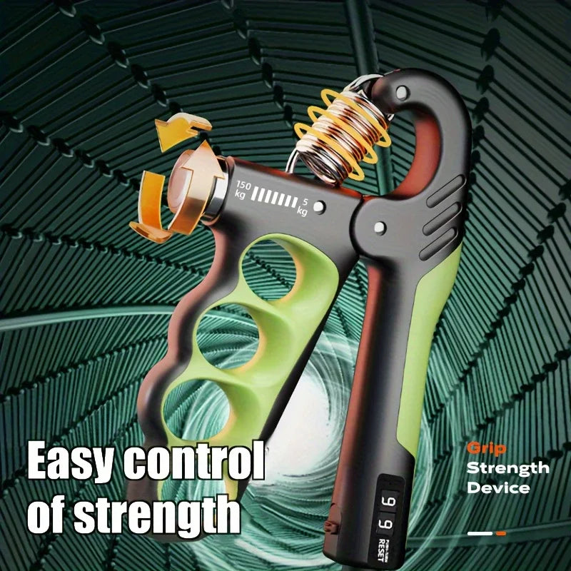 11-330 Lbs Hand Grip Strength Booster Resistance Finger Enhancer Trainer Adjustable Exercise Strengthening Finger Pinch Expander