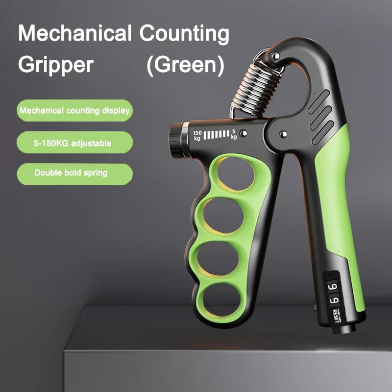 11-330 Lbs Hand Grip Strength Booster Resistance Finger Enhancer Trainer Adjustable Exercise Strengthening Finger Pinch Expander