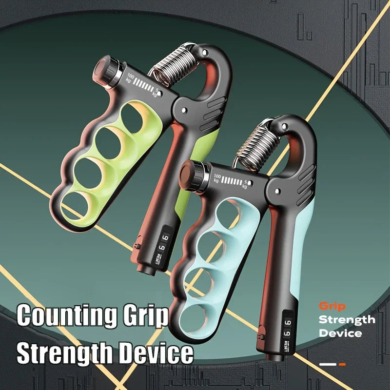 11-330 Lbs Hand Grip Strength Booster Resistance Finger Enhancer Trainer Adjustable Exercise Strengthening Finger Pinch Expander
