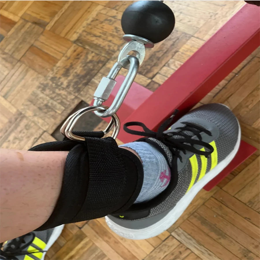 Ankle Straps Pull Rope Set Resistance Bands Gym Fitness Equipment Ankle Cuffs Leg Expander Strength Yoga Elastic Exercise Band