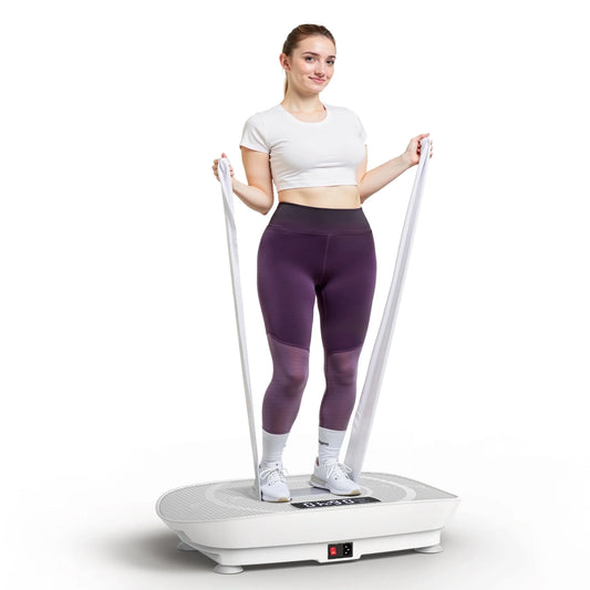 Vibrating Plate Muscle Toner, Whole Body Exercise Machine with Remote Control